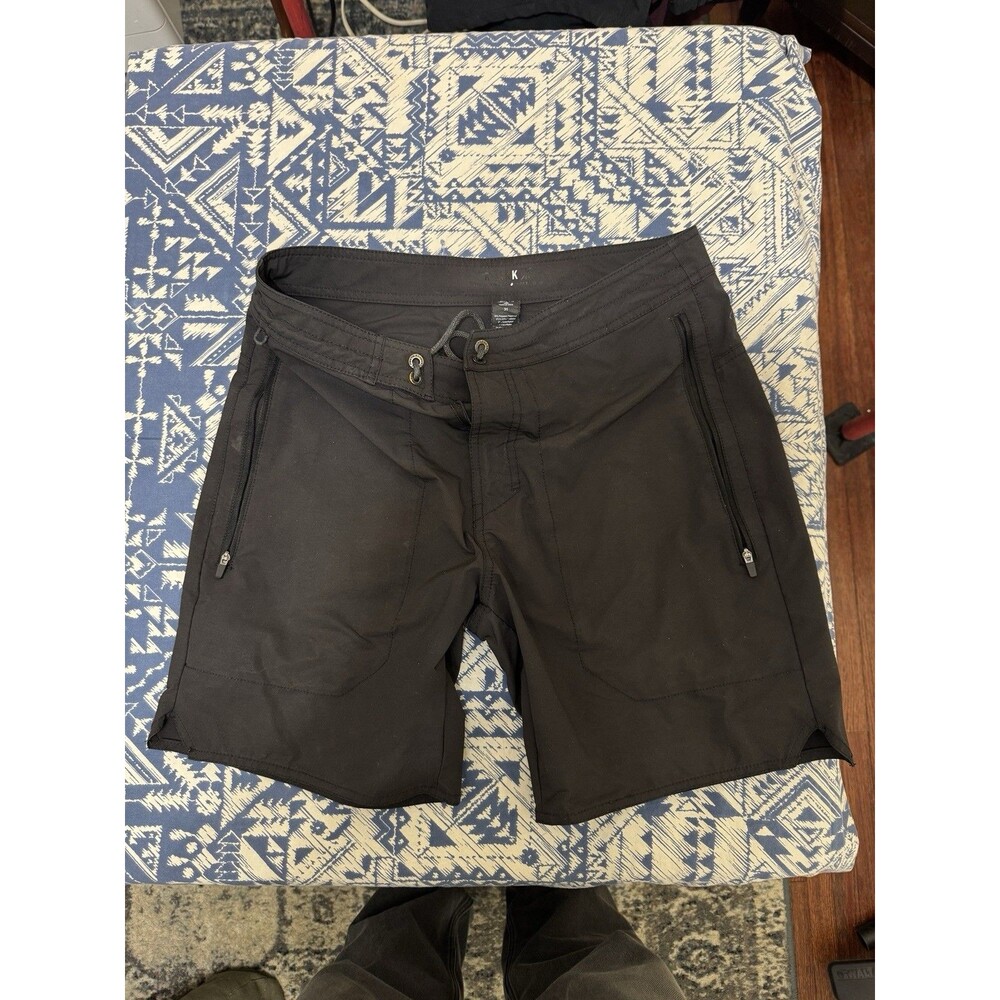 Roark Men's Layover Hybrid Trail Shorts Cargo Black Size 31 Active Drawstring